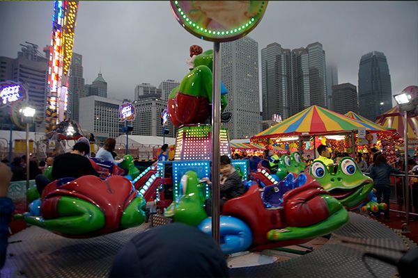 2018优发国际照明的娱乐灯用在香港中环佳年华展示